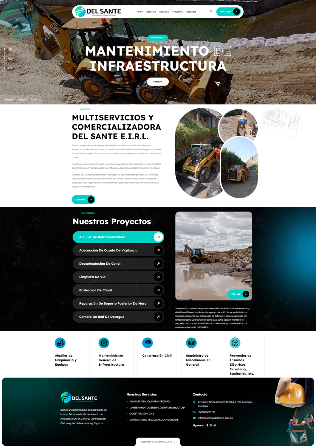 Proyecto web para Mycdelsante en Arequipa