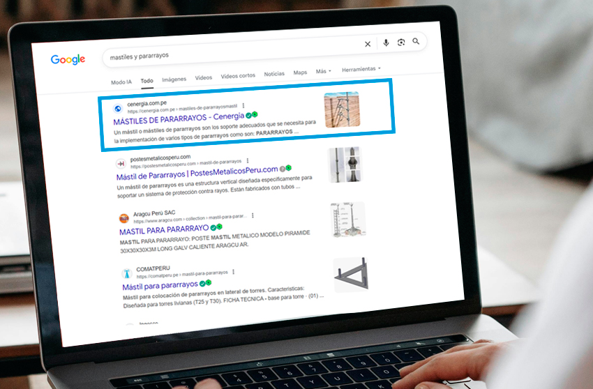 Servicio de posicionamiento web SEO en Arequipa